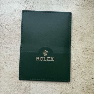 Original Green color Rolex card holder